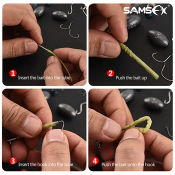 SAMSFX Риболовен Инструмент за бързо връзване на възли, Острилка за куки, Отварачка за разрезных на пръстените 