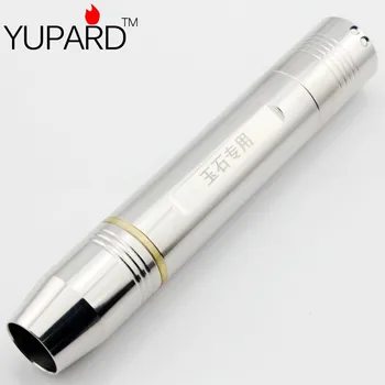 YUPARD Q5 led фенерче от неръждаема стомана с нефритовым бликом jade 3 режима на 18650 акумулаторна батерия жълта светлина, открит мини-фенерче