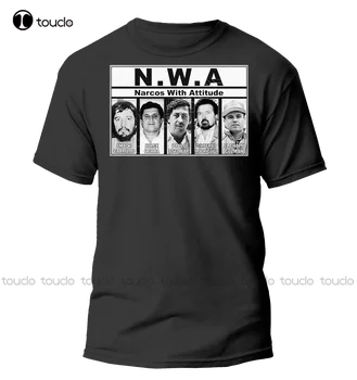 Нова Тениска El Chapo, Тениска на diana encheva, Тениска Narcos С Отношението - Тениска Nwa - Памучен тениска Sinaloa Mx