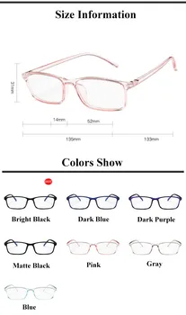 Антисветовые Очила Ray Blue Модерен Анти-сини Очила за защита от умора, Блокиране на Очила за очите, с Квадратно Радиация Компютър 2019