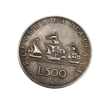 Италианска монета от 500 Лири 
