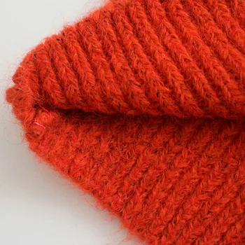 Artsnie Ретро пуловер с Аргайлом Женски зимен вязаный пуловер с дълъг ръкав и кръгло деколте, пуловер, дамски градинска дрехи, червени дамски пуловери голям размер