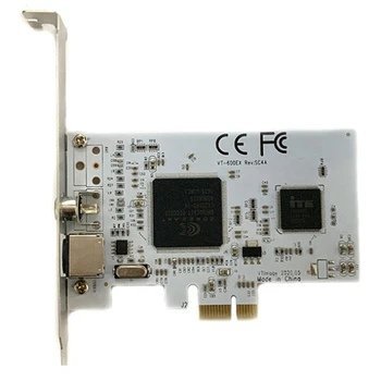 Карта за Разширение PCI-E PCIE За Видеонаблюдение с HD резолюция 640X480 заснемане на видео Карта е Вграден Чип CX23881