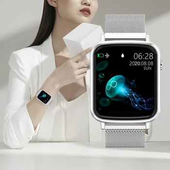 Xiaomi Смарт часовници за жени 2021 Луксозни Умни часовници, Умен часовник Монитор на сърдечната честота Фитнес часовници Дамски Умни часовници, Умен часовник
