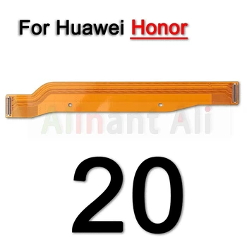 Оригинална помощна Основна Такса LCD конектор на Докинг станция за дънната Платка Гъвкав Кабел за Huawei Honor 8 9 10 20 View 8X 9i 9X 20i 20s Lite