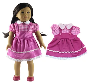 1 БР стоп-моушън Облекло за 18-инчовата Американската Кукла Ръчно изработени Студентски Облекло X54