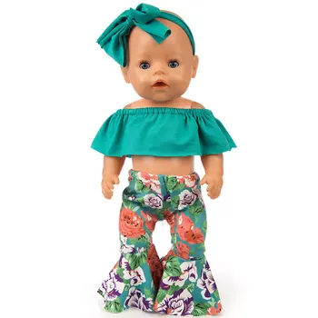 Модерни Костюми За Куклите, Подходящи За Кукли 43 см Кукла на Възстановената Детски Дрехи 17 инча Аксесоари За Кукли