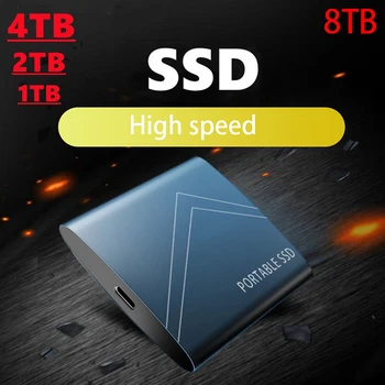 2 4 TB TB 8 TB Външен SSD Мобилен твърд диск, USB 3.1 SSD Твърд диск