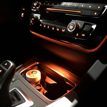 Разсеяна Светлина на Вътрешната Атмосфера Пепелник Декоративна Лампа на Централното Управление на Подлакътник Скоростна Осветление Украсена с BMW 3 series F30 F32