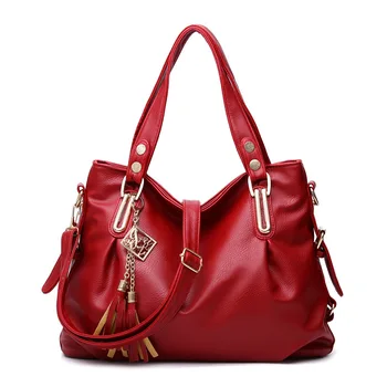 Модерни дизайнерски дамски чанти, Дамски чанти, изкуствена кожа, Дамски Чанти, Преносими чанти за рамо Офис дамски чанти за колички, Чанти