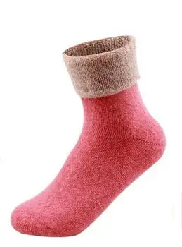 2021 Супер Дебели чорапи от Мериносова вълна Заешки Чорапи Срещу Студения Сняг Русия Смесени Зимни Вълнени Чорапи