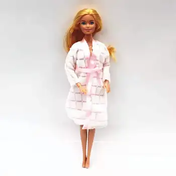 Мода Кукла Халат и Пижама, Халат 1/6 BJD Облекло за Кукли Барби Облекло Облекло за сън 11,5