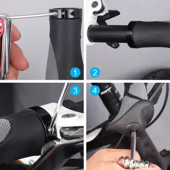 Удобни Велосипедни Силиконови ръкохватки на Кормилото TPR Интегрирана гумена дръжка МТБ Колоездене Поставка за ръка Планински Байк Сцепление Ръкохватки BMX Ръкохватки