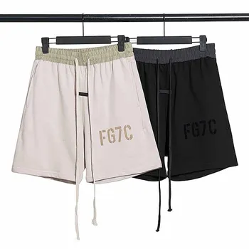 FG7C Essentials 7-ми колекция от летни шорти За мъже и жени Хип-хоп Градинска дрехи с писмото принтом Къси модни плажни шорти