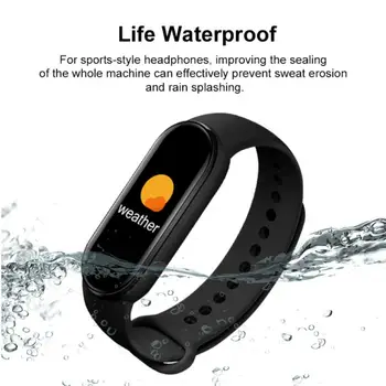 2021 M6 Група Смарт часовници За мъже За жени Смарт часовници на Сърдечния ритъм Спорт Фитнес Гривна за Проследяване на Apple Xiaomi Mi Smartband Часовници