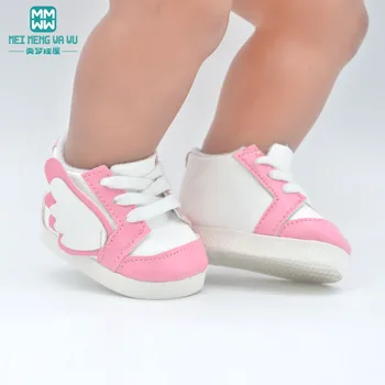7 см обувки за кукли подходящо за 43 см има кукли и американската кукла розови маратонки