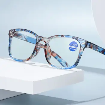 Анти-Синя Светлина Очила За Четене Дамска Мода Печат Очила За старческо Мъжки Дамски Очила За Четене Диоптър +1,0~+4,0