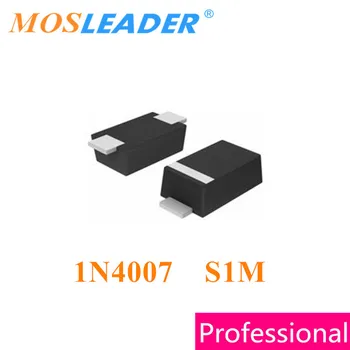 Mosleader 1N4007 S1M SOD123 3000 бр. 1N4007 1206 SOD123FL 1A 1 КВ 1000 НА най-Високо качество