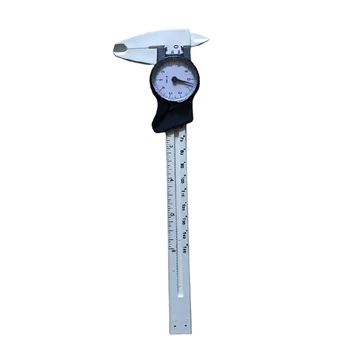 Штангенциркуль с нониусом Дължина 0-150 мм/0-6 инча Циферблат Удароустойчив Преносим Измервателен Совалка Измервателни и аналитични уреди