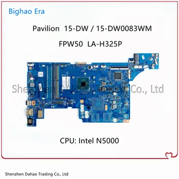 FPW50 LA-H325P За дънната Платка на лаптоп HP 15-DW 15-DW0083WM С процесор Intel N5000 DDR4 L51988-601 L51988-001 Напълно Тестван