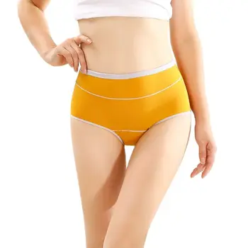 Менструални бикини с висока талия Женски гащи със защита от период, Памучни строга бельо от урина, сексуална физиологични панталони за период от