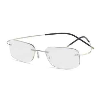 Титанов Мъжки Оптични Очила без рамки В рамките на Жените без рамки Очила по рецепта на ултра-леки Очила за късогледство