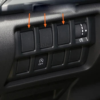 Интериорът на автомобила LED Ключа за лампата Среден Ключа за Заключване на Включване Изключване Бутон Радар За Subaru Forester (SK) 2019 2020 2021