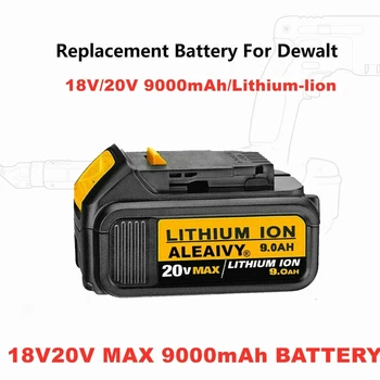 Инструменти Dewalt 18v 9,0 А DCB200 DCB184 DCB181 Замяна на литиево-йонна Батерия За електрически инструменти Dewalt Max XR 9000 mah Литиева Батерия