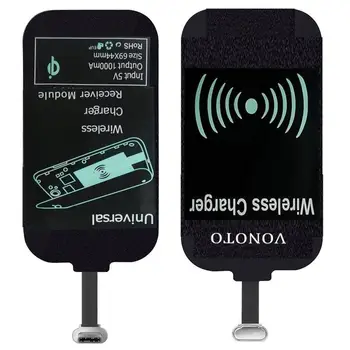 2021 Micro USB Type-C Универсален Адаптер за Бързо Безжично Зарядно За Samsung, iPhone, Android Qi Безжичен кабел за зареждане на Приемника