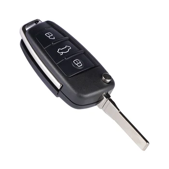 XNRKEY 3 Бутона Авто Умно Дистанционно Ключ Вграден Чип ID48 Чип MQB48 433 Mhz ПОПИТАЙТЕ FCC 8V0837220D за Audi A1 Q3 2012-2016 Авто Ключ