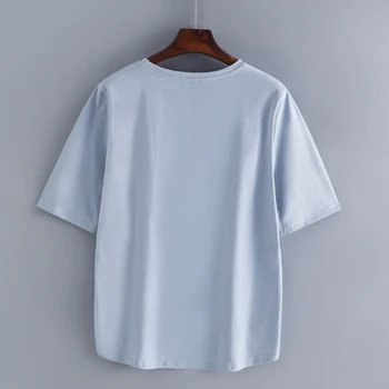 2021 години в памучна бяла тениска с флорални принтом за жени modis летен топ с къс ръкав графични тениски о-образно деколте modis тениска femme