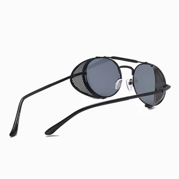 RBRARE Реколта Готически слънчеви очила в стил steampunk За жени/мъже, Класически метални Слънчеви очила на предното стъкло за пътуване и партита Люнета Soleil Homme