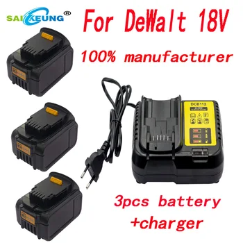 За професионално батерия DeWalt 18v 8000 ма DCB181 DCB183 DCB184 DCB185 DCB180 е Съвместим с электроинструментами MAX DEWALT XRD