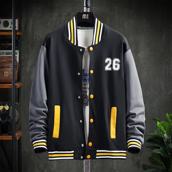 2022 хип-хоп градинска облекло бейзболна палто, яке с бродерия от костите яка-часова японска градинска яке-бомбер за колеж