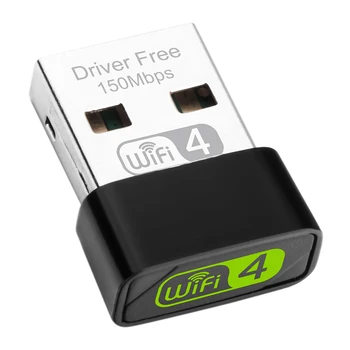 WD-1513E USB WiFi Адаптер за PC 150 Mbit / s в 2.4 Ghz Безжичен Адаптер Мрежова Карта Wi-Fi Приемник за Windows 10 8 7 XP Преносим КОМПЮТЪР