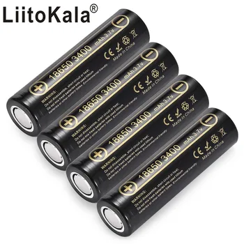 LiitoKala Lii-34A чисто Нов Оригинален NCR18650B 3,7 НА 3400 mah 18650 литиево-йонна Акумулаторна Батерия За фенери