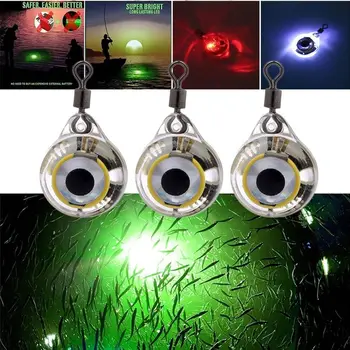 Преносима Дълбока Капка Подводна Луминесцентна който привлича Риба Риболов на Калмари Костур Лъжица LED Стръв Светлинна Флаш Лампа