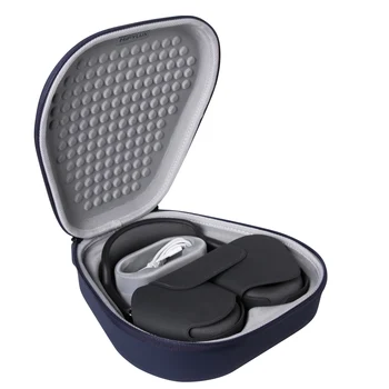 Vococal Преносима Чанта за съхранение на слушалки за AirPods Max Smart Режим на хибернация Удароустойчив Калъф за носене Калъф за слушалки Твърда кутия