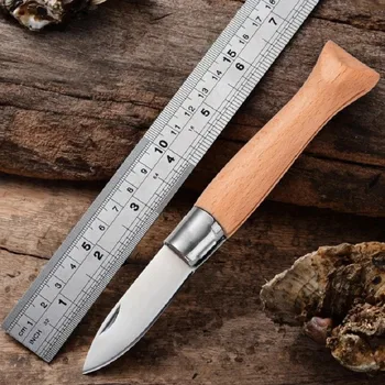 Нов Дамасский Нож Hysenss С Модел От Орех Дръжка От Неръждаема Стомана Сгъваем Джобен Нож, Кухненски Нож За Почистване На Орех Edc Инструмент