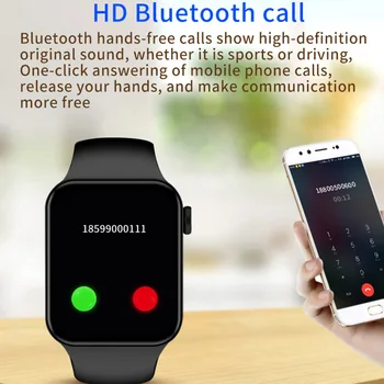 Умни часовници Мъжки IWO T100 Plus series 7 Bluetooth Напомняне за повикване и съобщение Умен часовник 2021 relogio masculino PK 13 W37 PRO W56