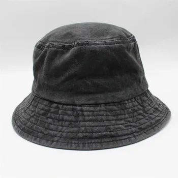 2020 г. новата сгъваема шапка рибар, промытая деним шапка-кофа, унисекс, модна шапка боб, хип - хоп, Gorros, мъжки дамски панама, шапка-кофа, шапка