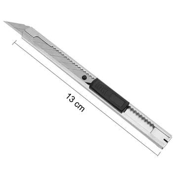 CNGZSY Откъсване Нож Универсален Мини-Универсален Нож с автоматична блокировка С Острие От Неръждаема Стомана 30 Градуса Хартия Винил Инструменти E02